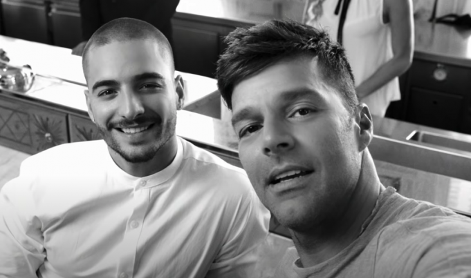 Ricky Martin y Maluma, se las traen.