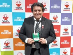 Presente en Teletón 2023 con frío y amigos de diferentes medios de comunicación.