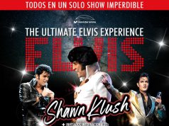 En un show inolvidable se juntan Shawn Klush junto a Ryan Pelton y Moses Snow para tributar a Elvis Presley