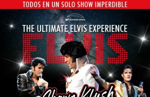 En un show inolvidable se juntan Shawn Klush junto a Ryan Pelton y Moses Snow para tributar a Elvis Presley